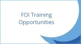 FOI Training Opportunities
